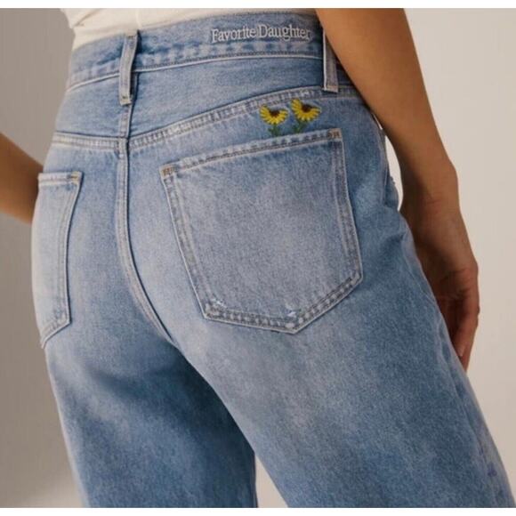Favorite Daughter Women The Tommy Mid Rise Boyfriend Jeans - Size 28 - Picture 1 of 10